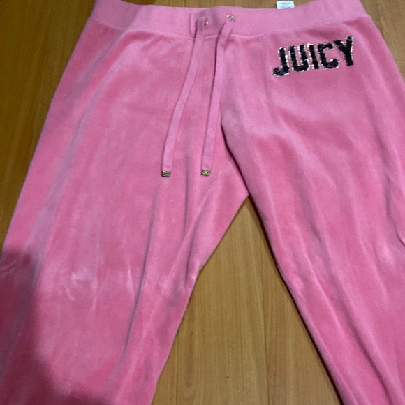 Pink Velvet Juicy Couture bottoms - Picture 1 of 3